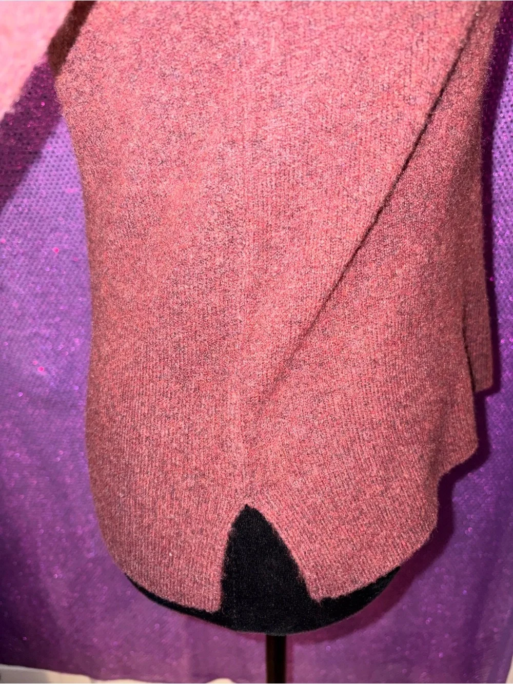 🆕💜 J.Crew NWT Burgundy Cowl Neck Knit Sweater Women’s XS Soft Wool Blend